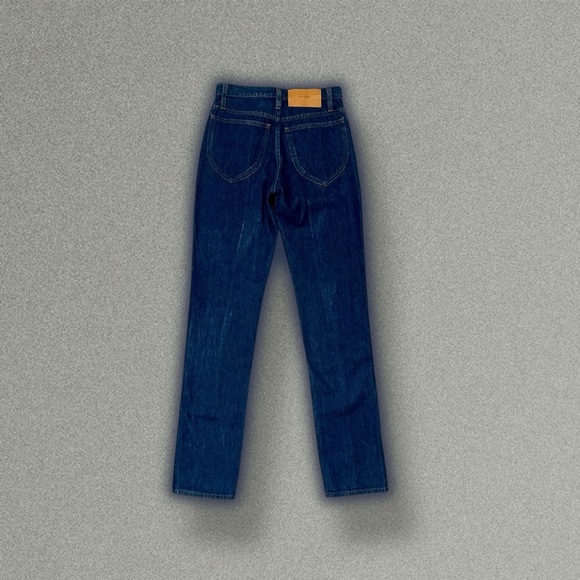 NWOT FRAME Denim ‘Le Italien True Straight Leg Jeans’ in “Vintage Blue” Size 23 - Picture 12 of 16